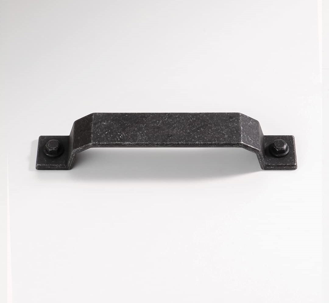 Rustic Black Cabinet Handles – Vintage Iron Finish