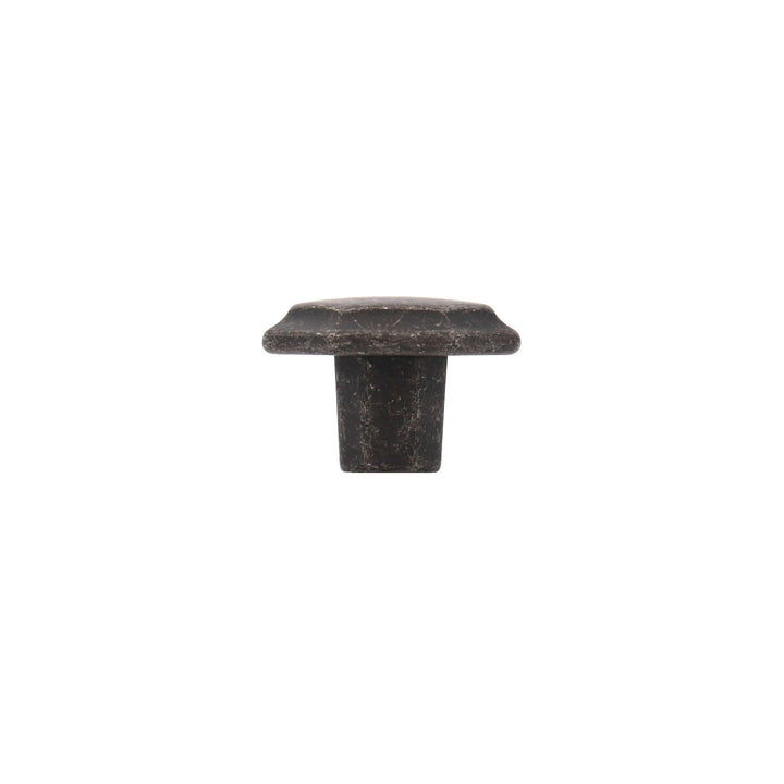 Vintage Black Iron Cabinet Knob – Rustic Italian Hardware | HH009