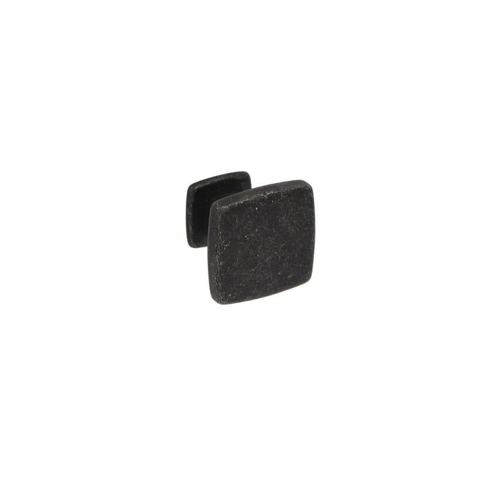 Vintage Black Iron Square Cabinet Knob – Farmhouse Hardware | HH014