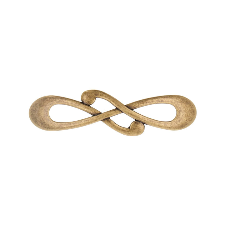 Antique Brass Infinity Cabinet Pulls – Decorative Vintage Style