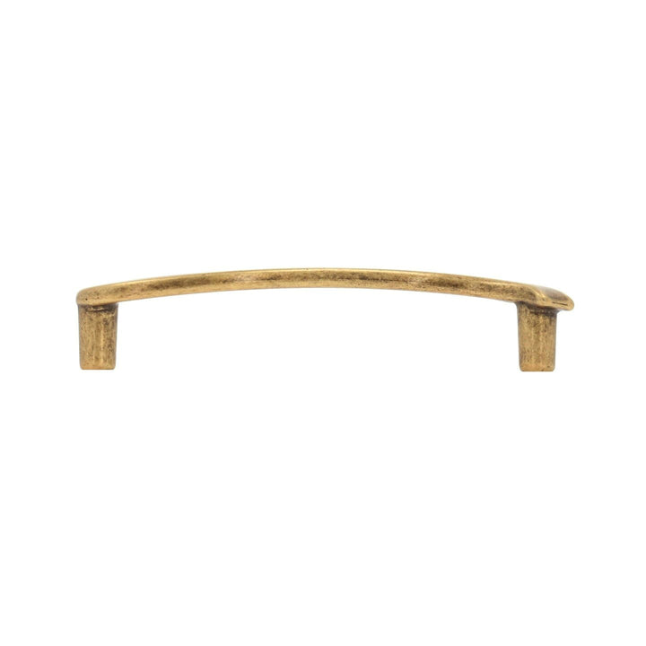 Elegant Curved Cabinet Handles – Antique Brass