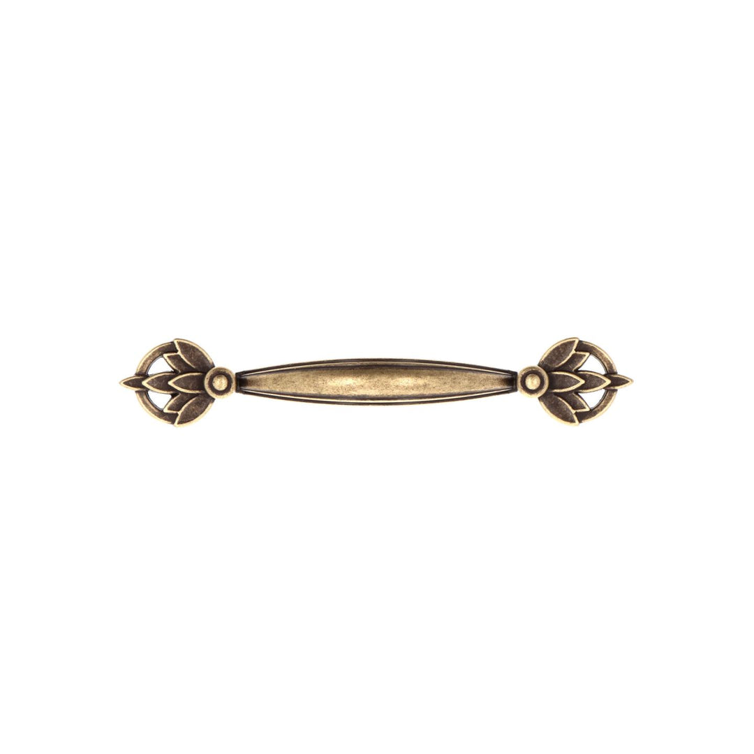 Antique Brass Victorian Baroque Cabinet Pulls – Ornate Classic Style