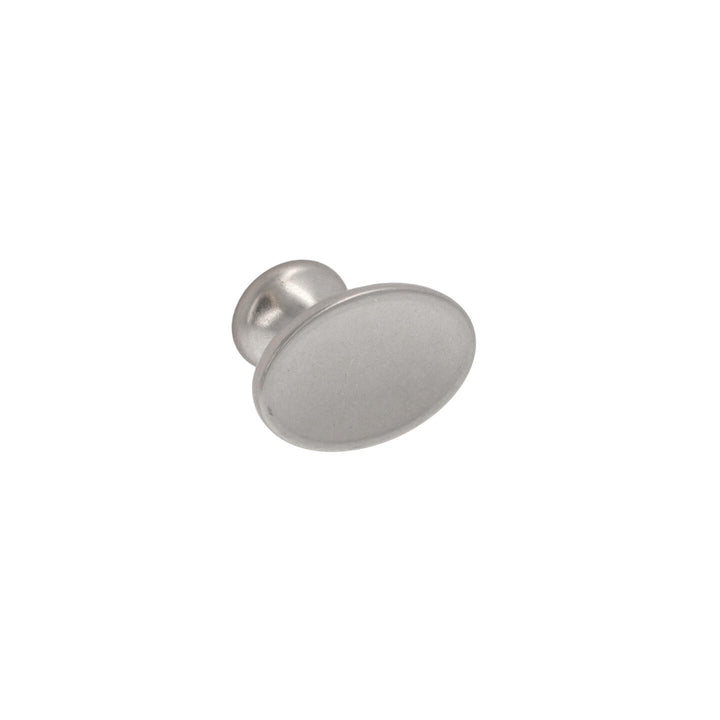 Oval Cabinet Knob – Vintage Nickel (Smudge-Resistant) | HH101