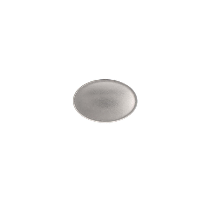 Oval Cabinet Knob – Vintage Nickel (Smudge-Resistant) | HH101