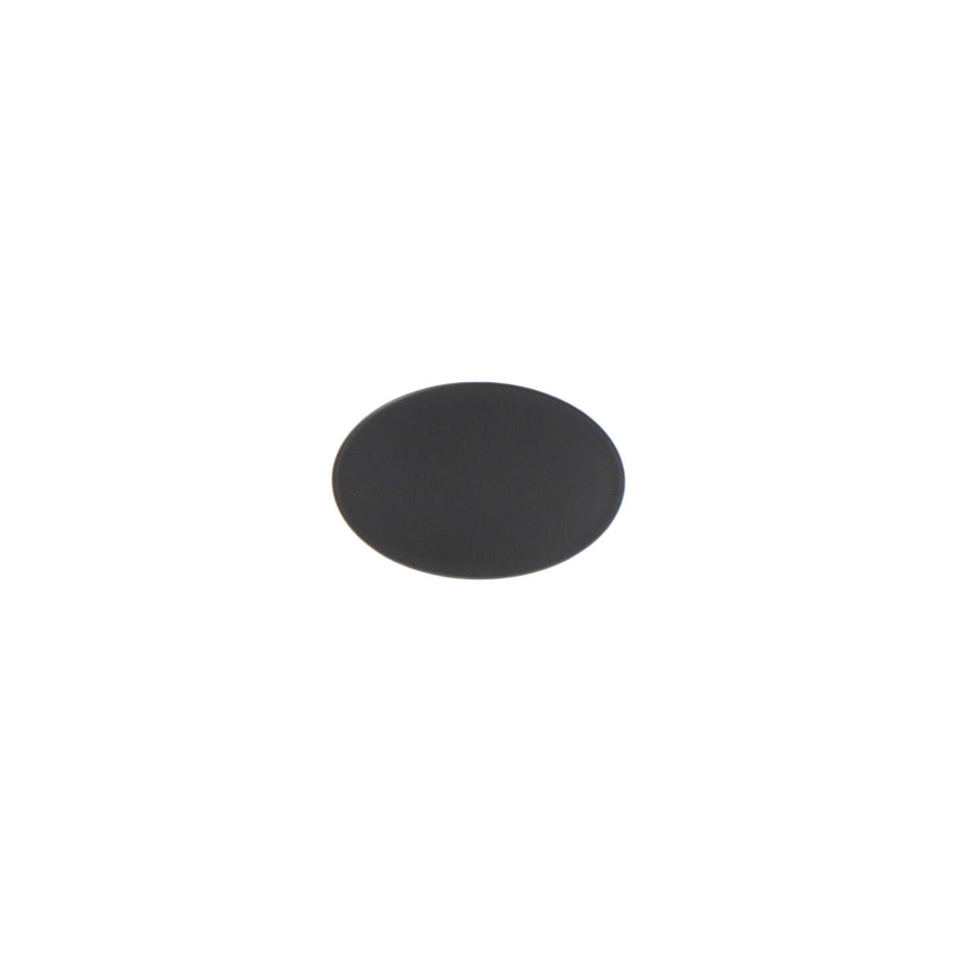 Oval Cabinet Knob – Matte Black | Italian Hardware | HH102