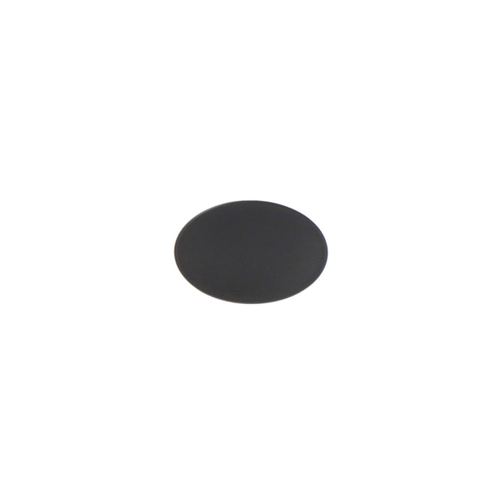 Oval Cabinet Knob – Matte Black | Italian Hardware | HH102