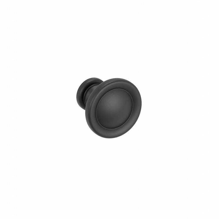 Round Cabinet Knob – Matte Black | Italian Hardware | HH110