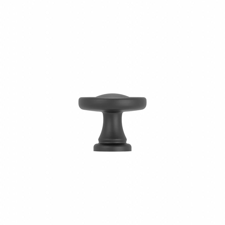 Round Cabinet Knob – Matte Black | Italian Hardware | HH110