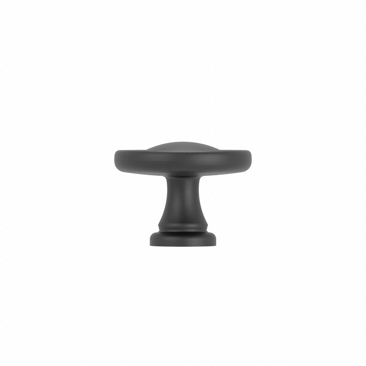 Round Cabinet Knob – Matte Black | Italian Hardware | HH115