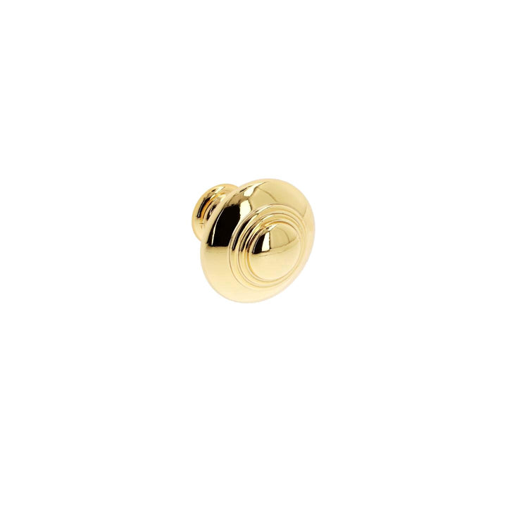 Round Cabinet Knob – Polished Brass | Italian Hardware | HH121