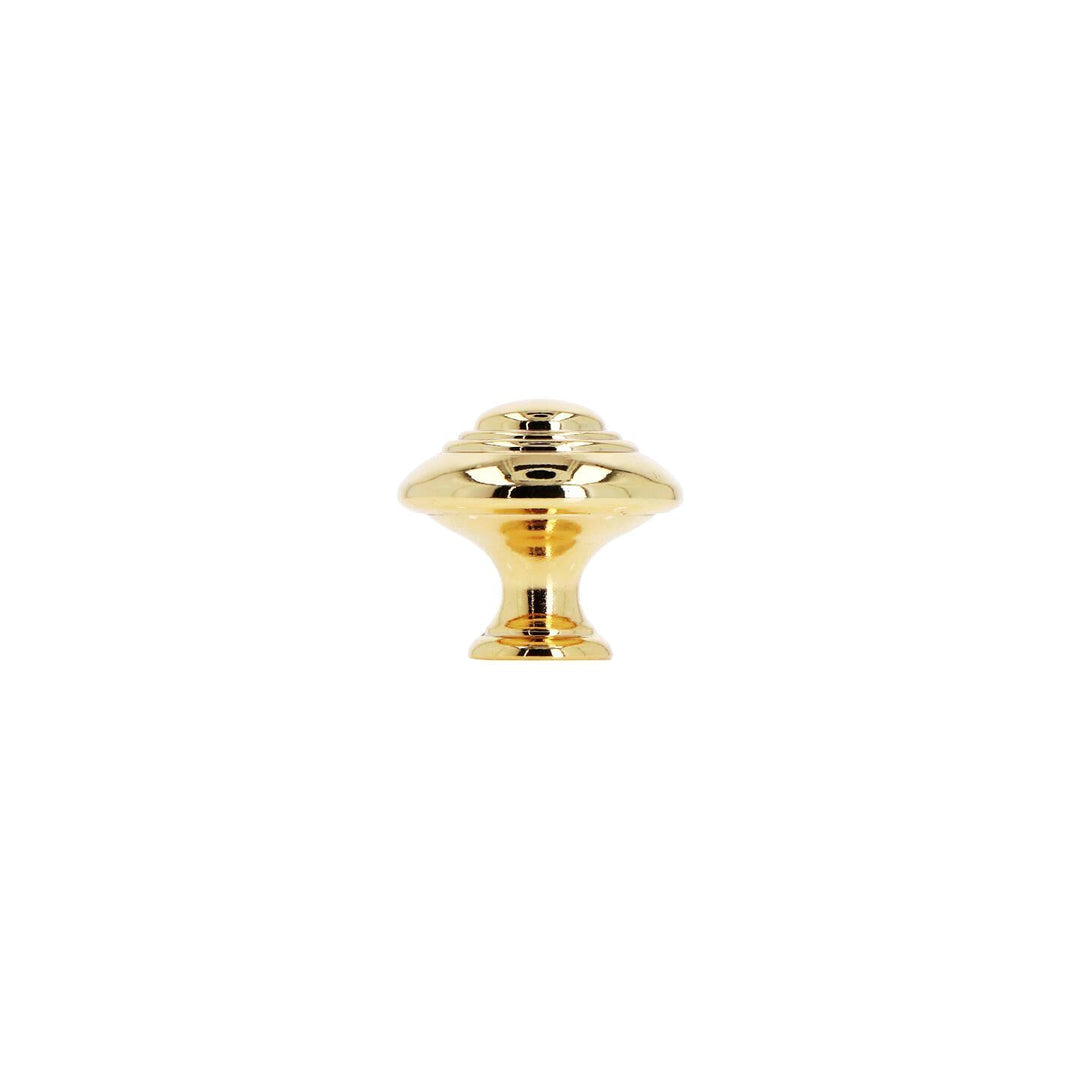 Round Cabinet Knob – Polished Brass | Italian Hardware | HH121