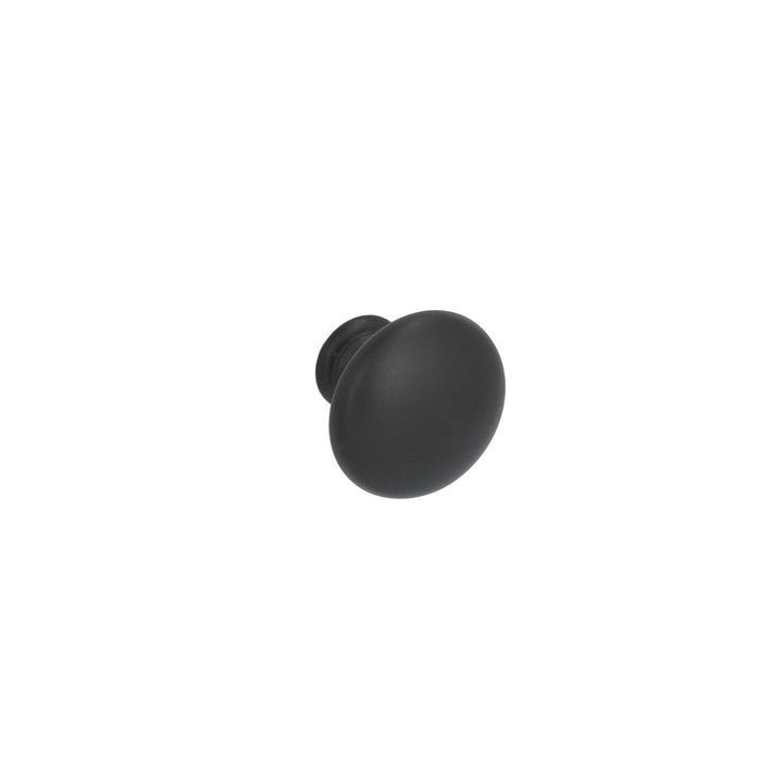 Round Cabinet Knob – Matte Black | Italian Hardware | HH125