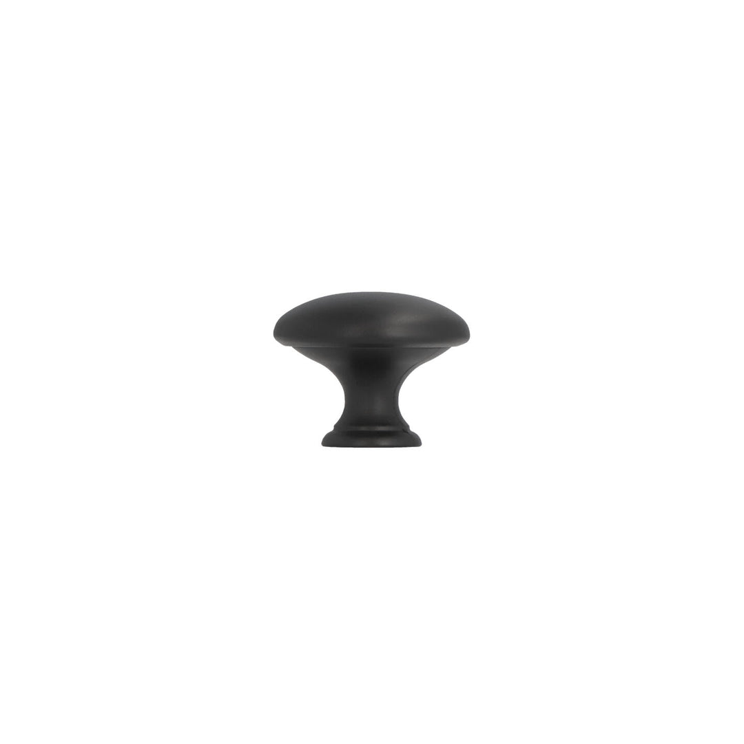 Round Cabinet Knob – Matte Black | Italian Hardware | HH125