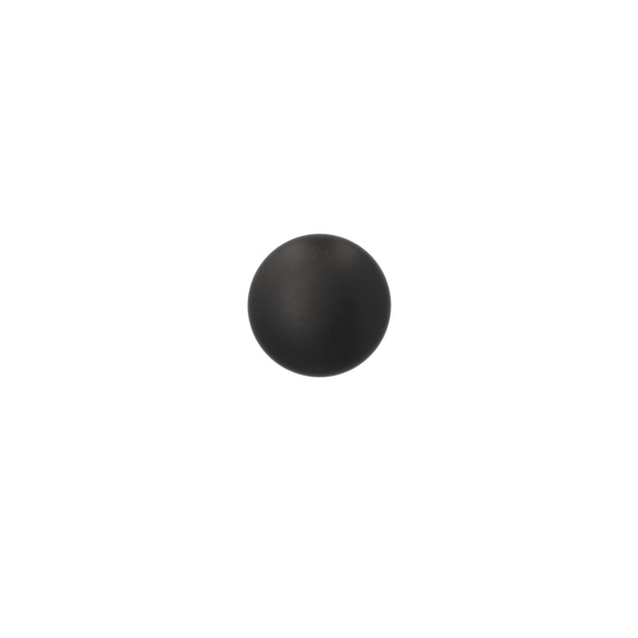 Round Cabinet Knob – Matte Black | Italian Hardware | HH125