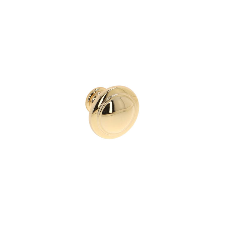 Round Cabinet Knob – Polished Brass | Italian Hardware | HH132
