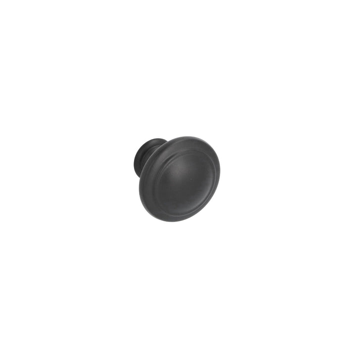 Round Cabinet Knob – Matte Black | Italian Hardware | HH134
