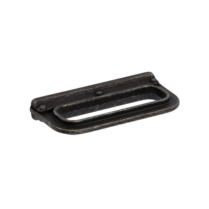 Vintage Black Iron Backplate Cabinet Handles – Farmhouse & Industrial Style