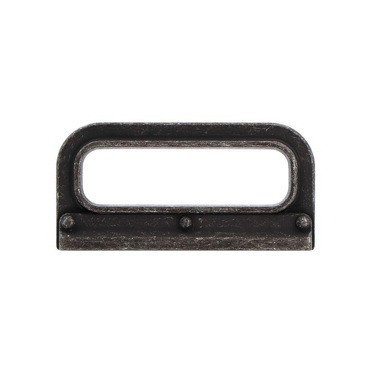 Vintage Black Iron Backplate Cabinet Handles – Farmhouse & Industrial Style