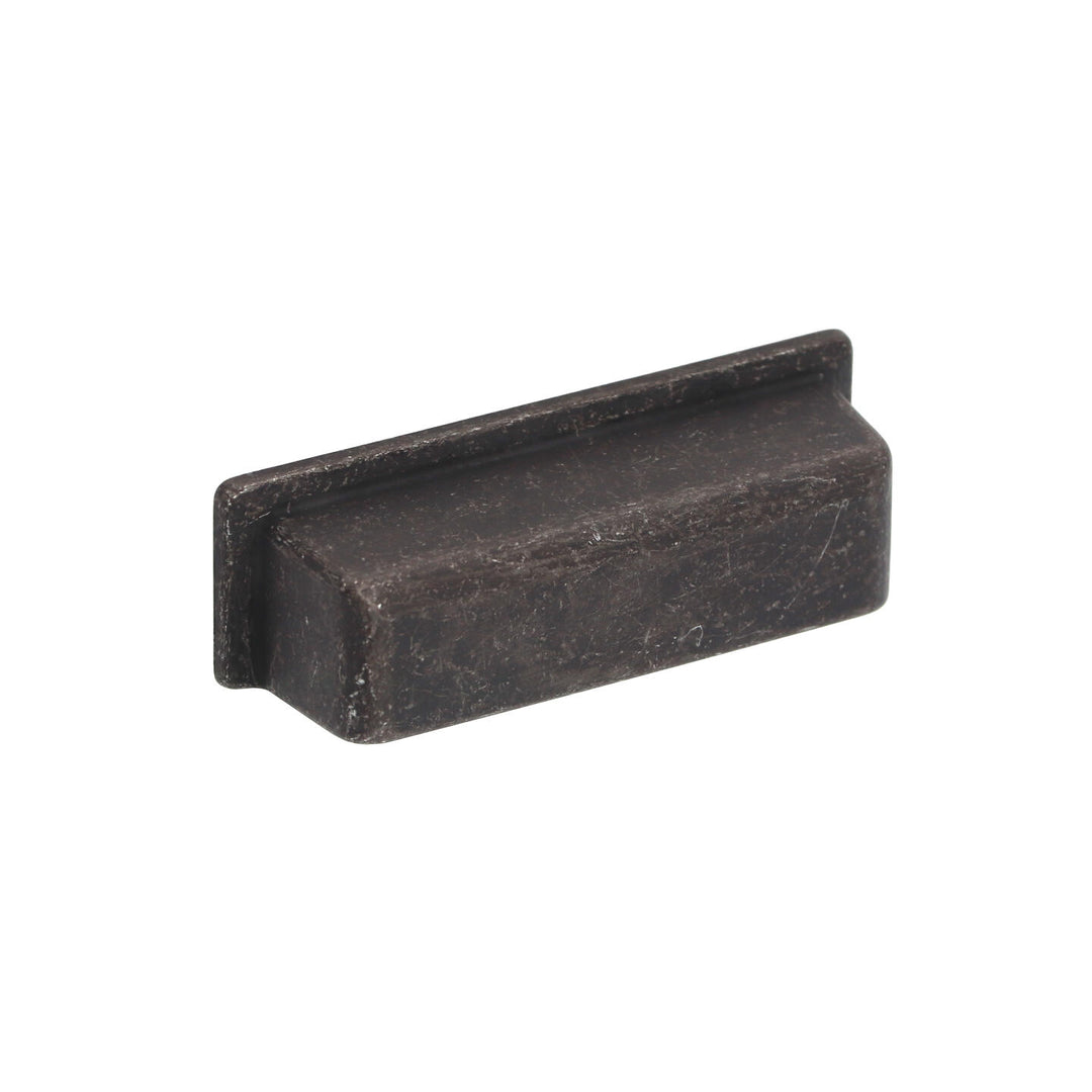 Rustic Black Iron Cup Pulls – Vintage Farmhouse Hardware