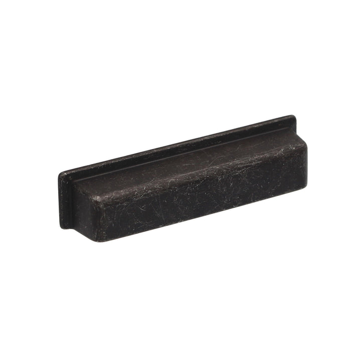 Rustic Black Iron Cup Pulls – Vintage Farmhouse Hardware