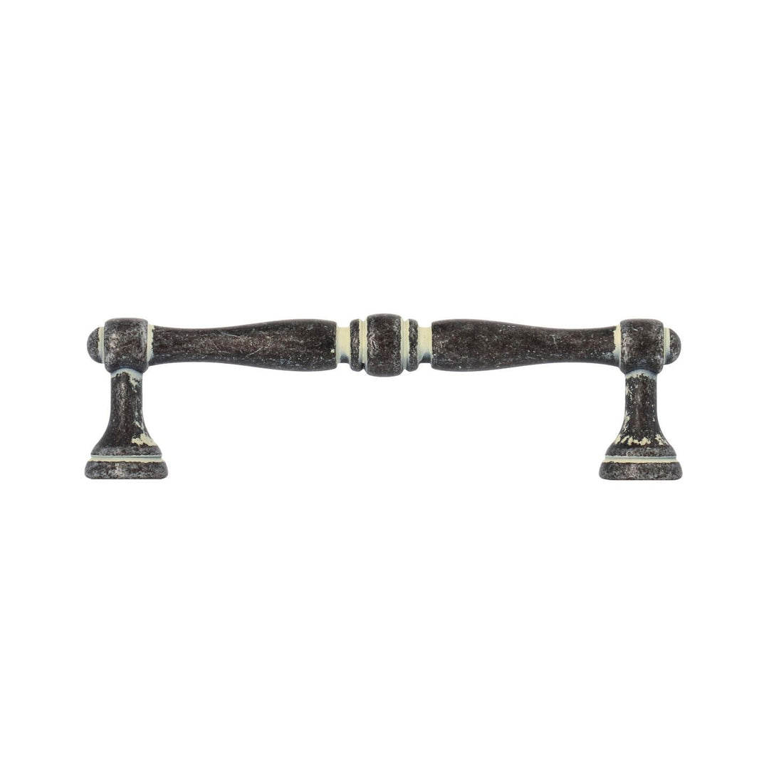Vintage Cabinet Pulls – Antique Black & Rustic Ivory Finish