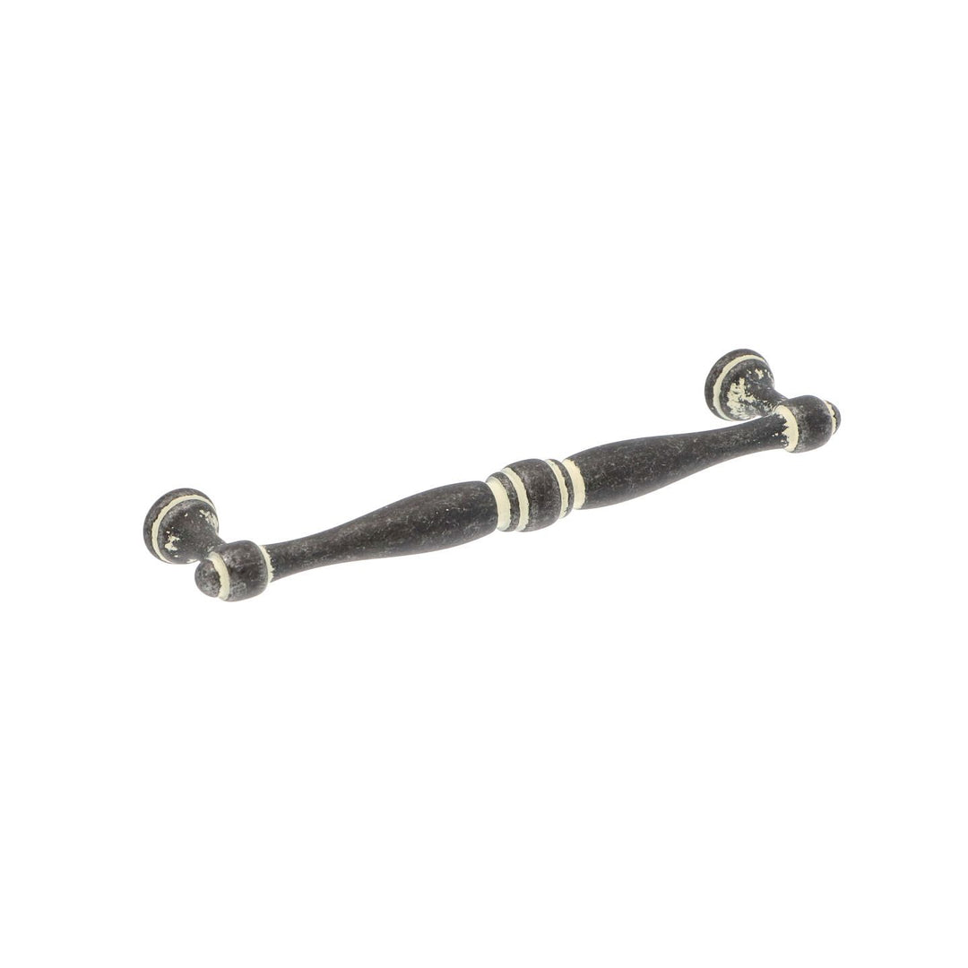 Vintage Cabinet Pulls – Antique Black & Rustic Ivory Finish