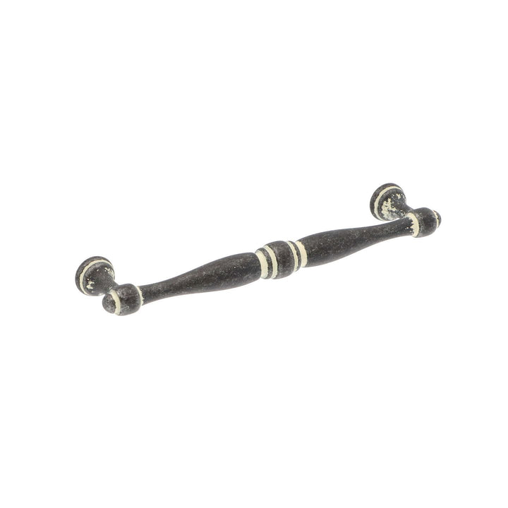 Vintage Cabinet Pulls – Antique Black & Rustic Ivory Finish