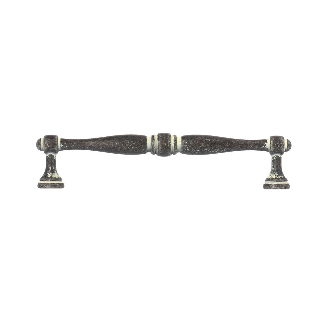 Vintage Cabinet Pulls – Antique Black & Rustic Ivory Finish