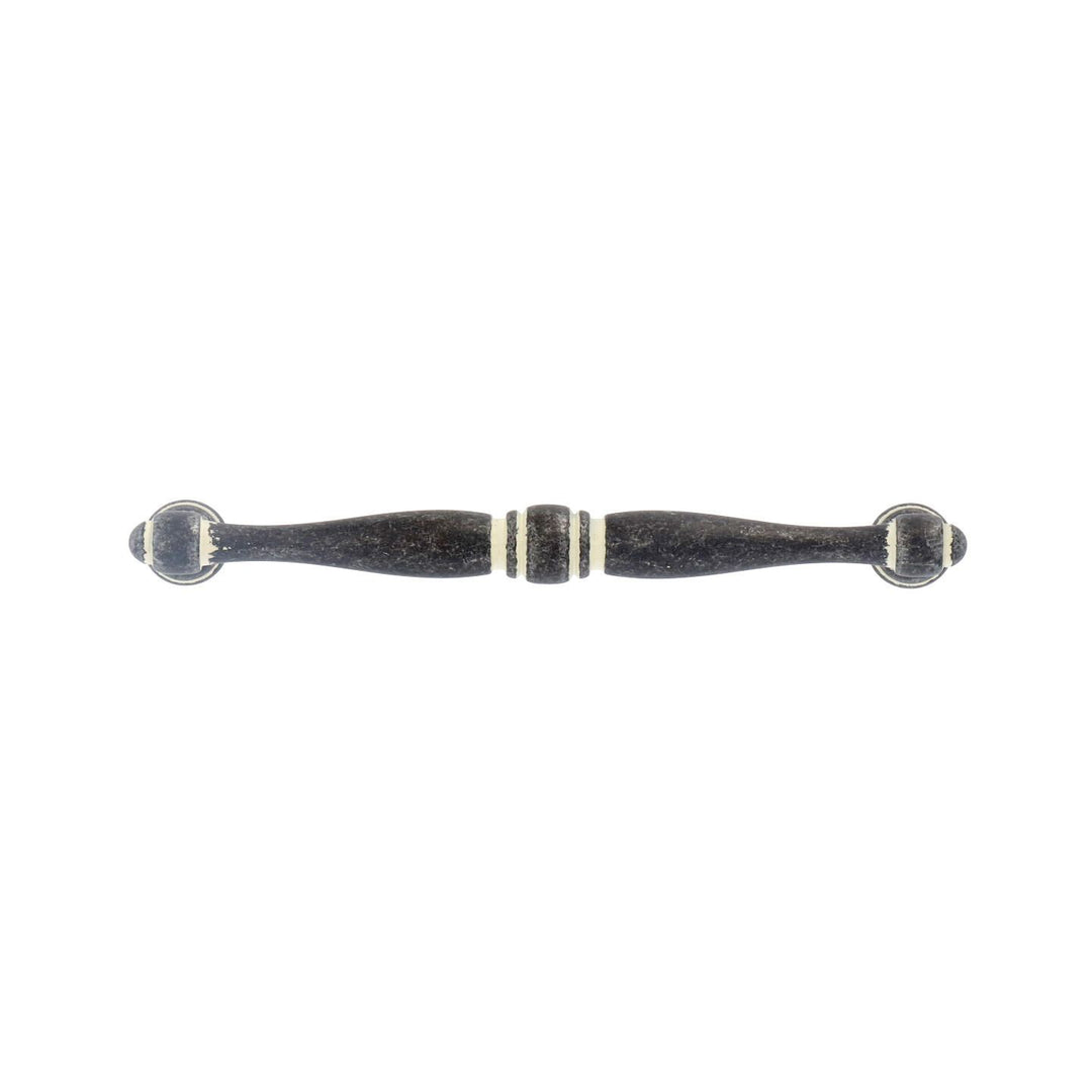 Vintage Cabinet Pulls – Antique Black & Rustic Ivory Finish