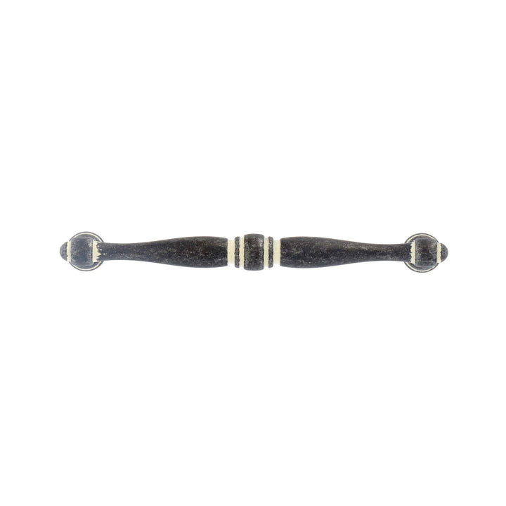 Vintage Cabinet Pulls – Antique Black & Rustic Ivory Finish