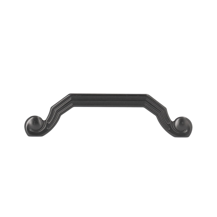 Matte Black Art Deco Cabinet Pulls – Transitional Hardware