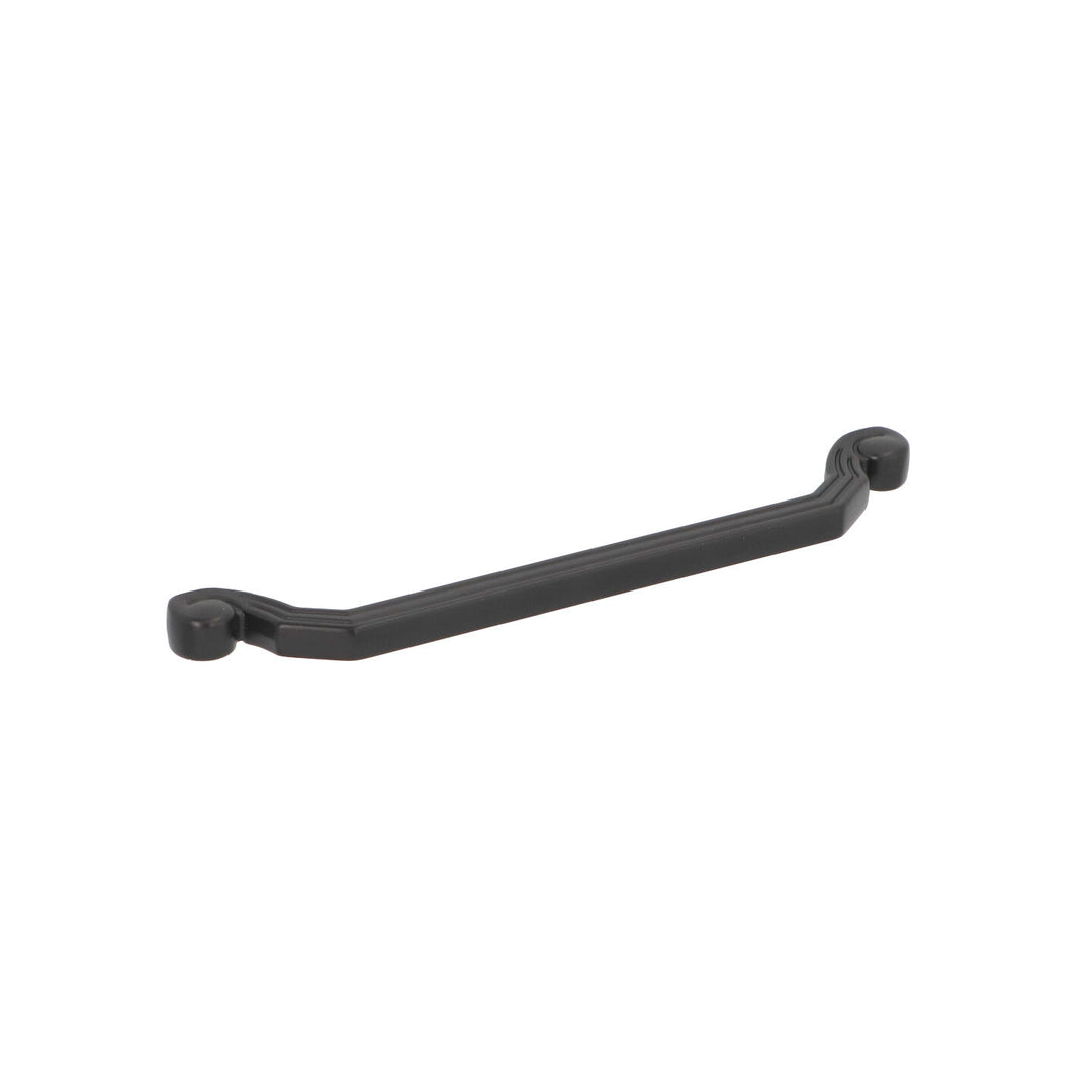 Matte Black Art Deco Cabinet Pulls – Transitional Hardware