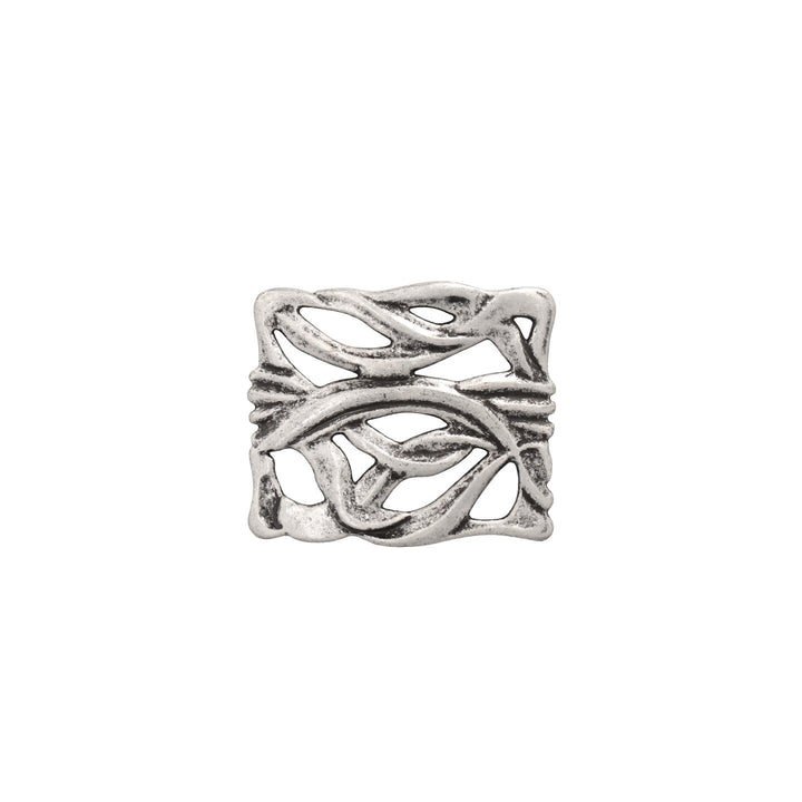 Antique Silver Cabinet Knob HH277 – 1-1/4" CTC | Vintage Farmhouse Italian Hardware