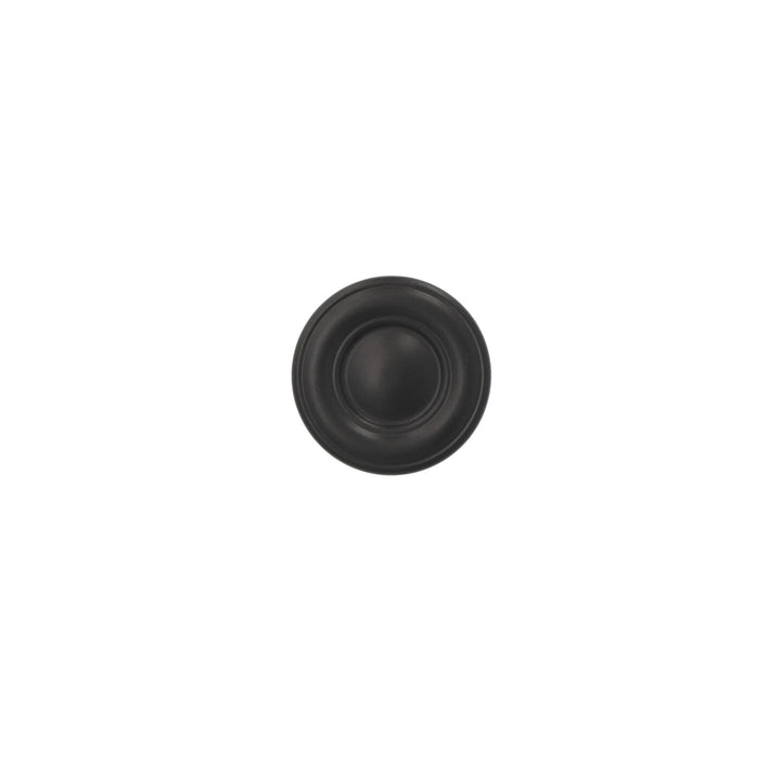 Round Cabinet Knob – Matte Black | HH300