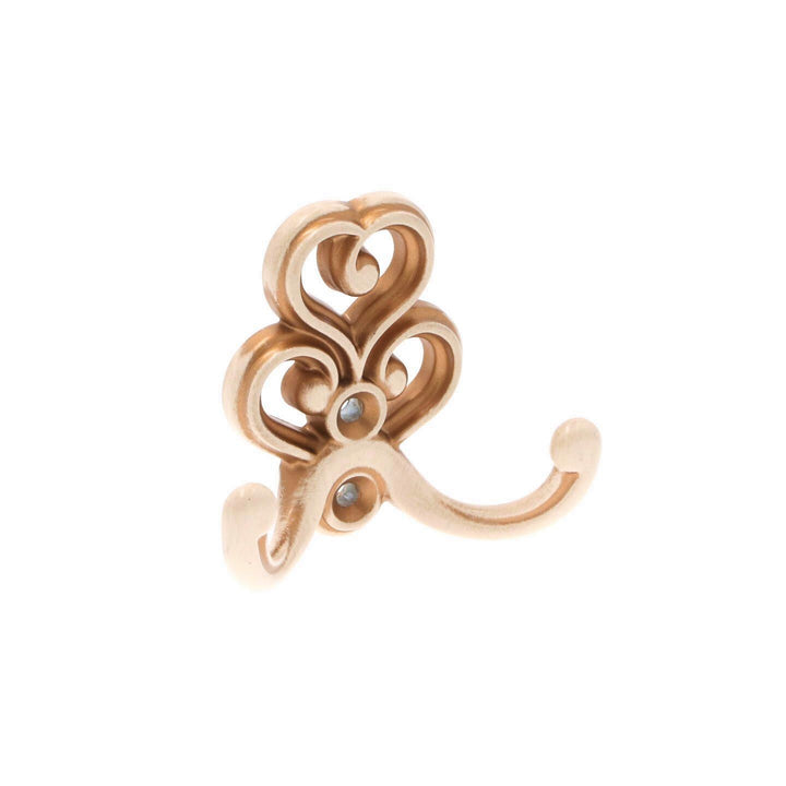 Vintage French Style Wall Hook: Ornate Double Coat Hook