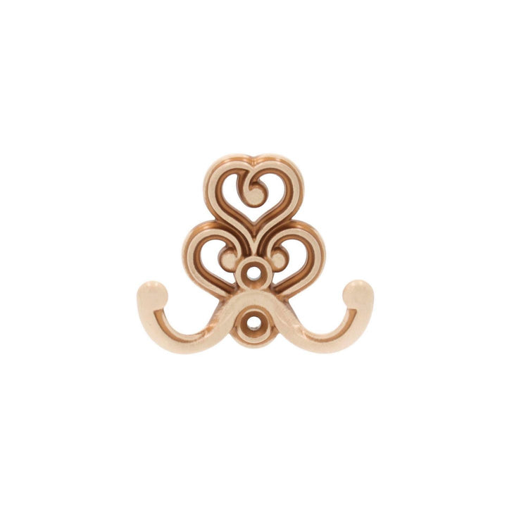 Vintage French Style Wall Hook: Ornate Double Coat Hook