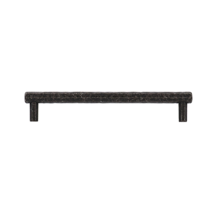 Vintage Black Iron Cabinet Pulls – Hammered Farmhouse Hardware