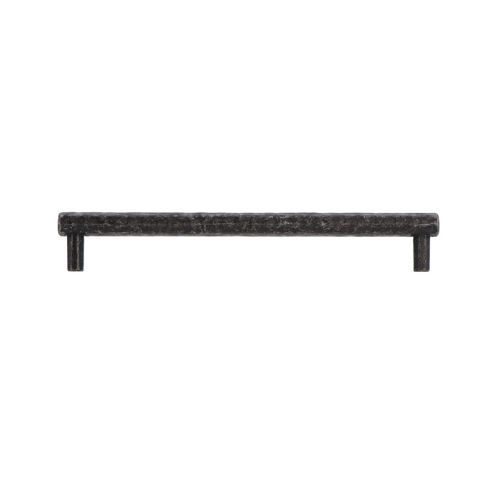 Vintage Black Iron Cabinet Pulls – Hammered Farmhouse Hardware