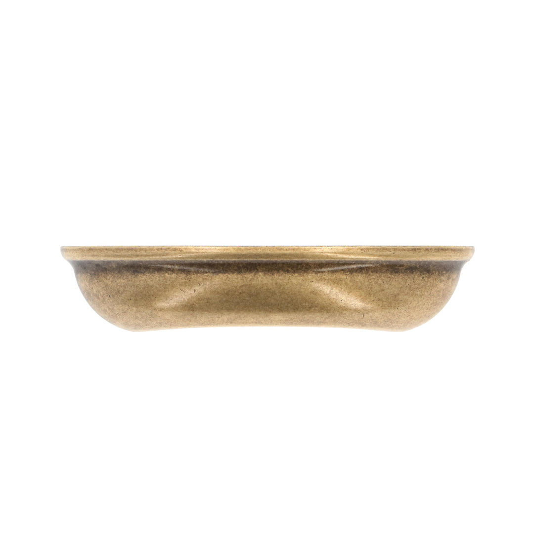 Antique Brass Cup Pulls – Modern Farmhouse Cabinet Hardware