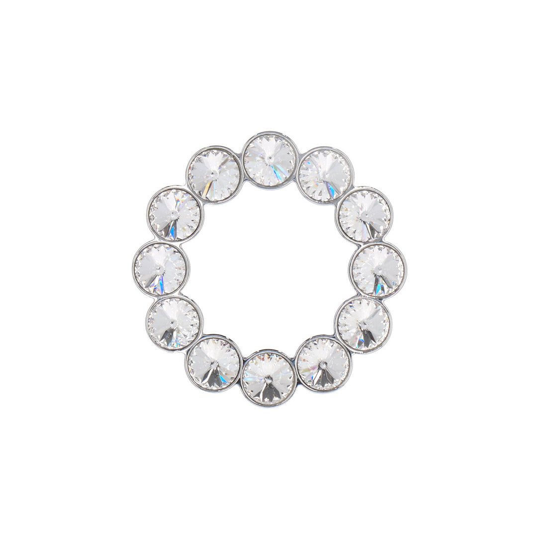 Hollywood Regency Crystal Cabinet Knob – Polished Chrome | HH710