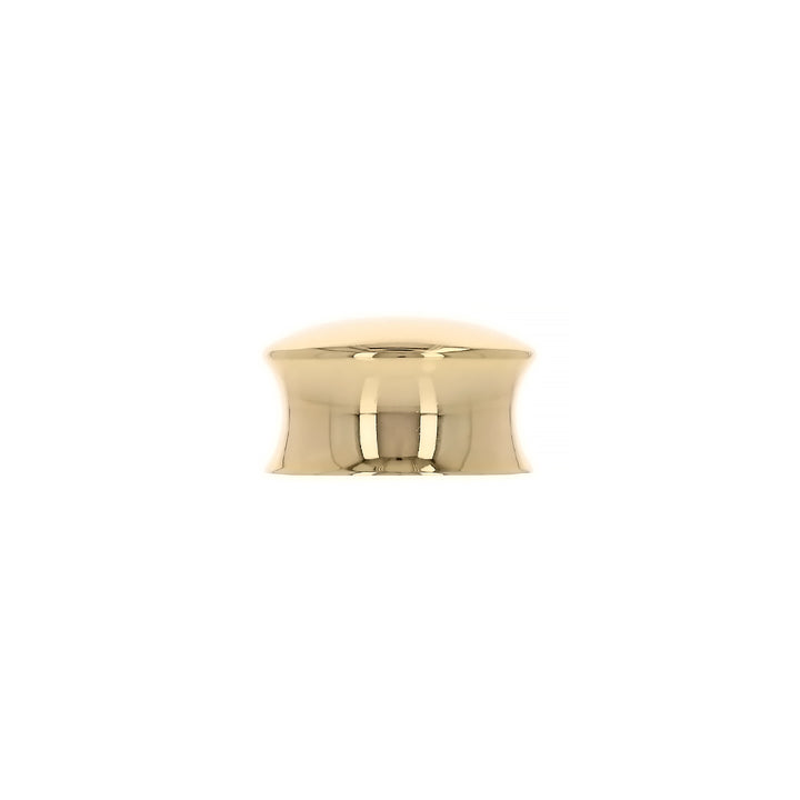 Modern Round Cabinet Knob – Polished Brass Contemporary Minimal | HH731