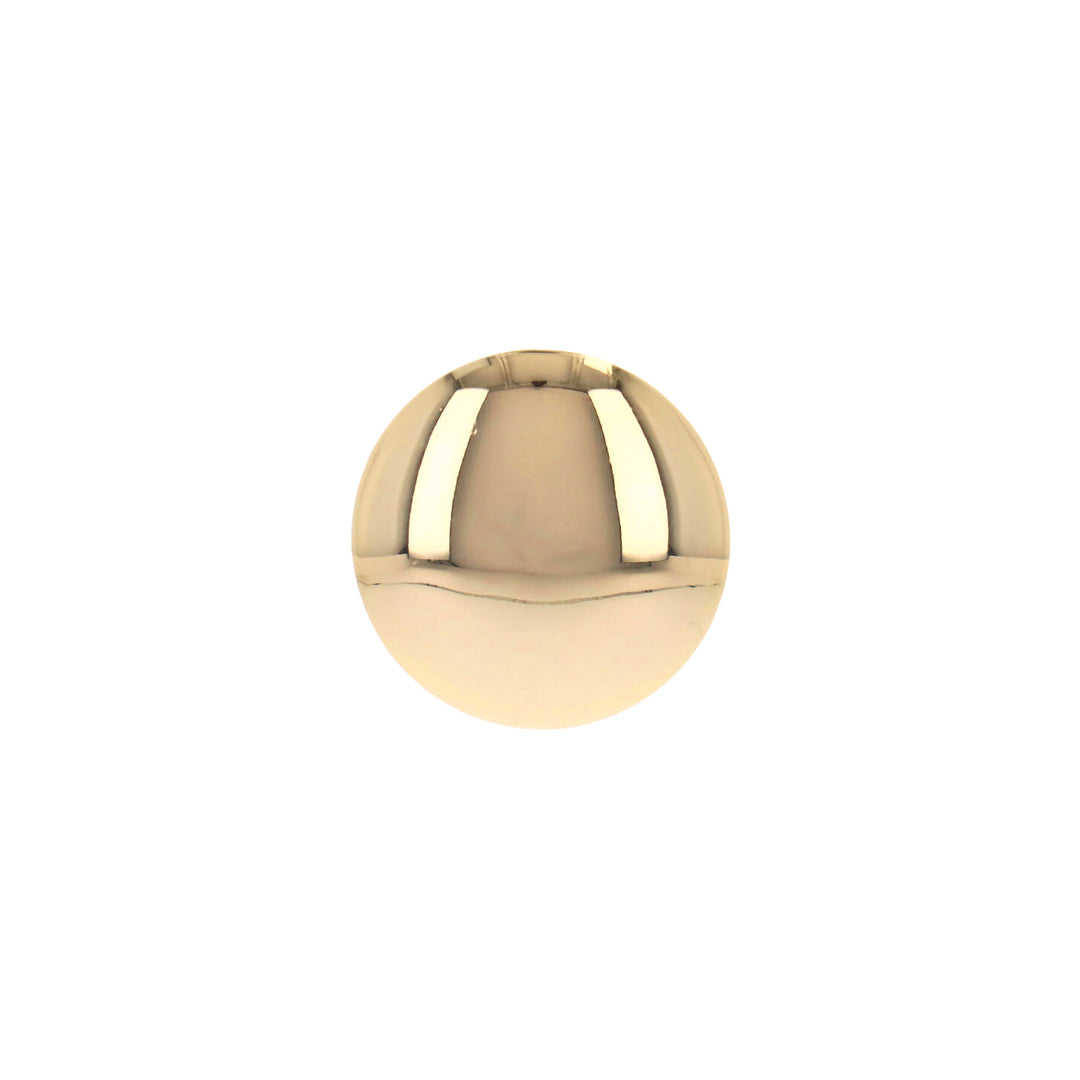 Modern Round Cabinet Knob – Polished Brass Contemporary Minimal | HH731