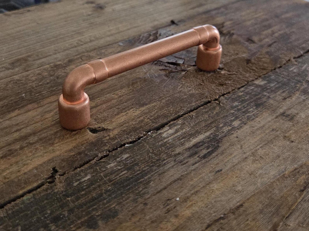 Vintage Copper Cabinet Pulls – Rustic Italian Bar Hardware